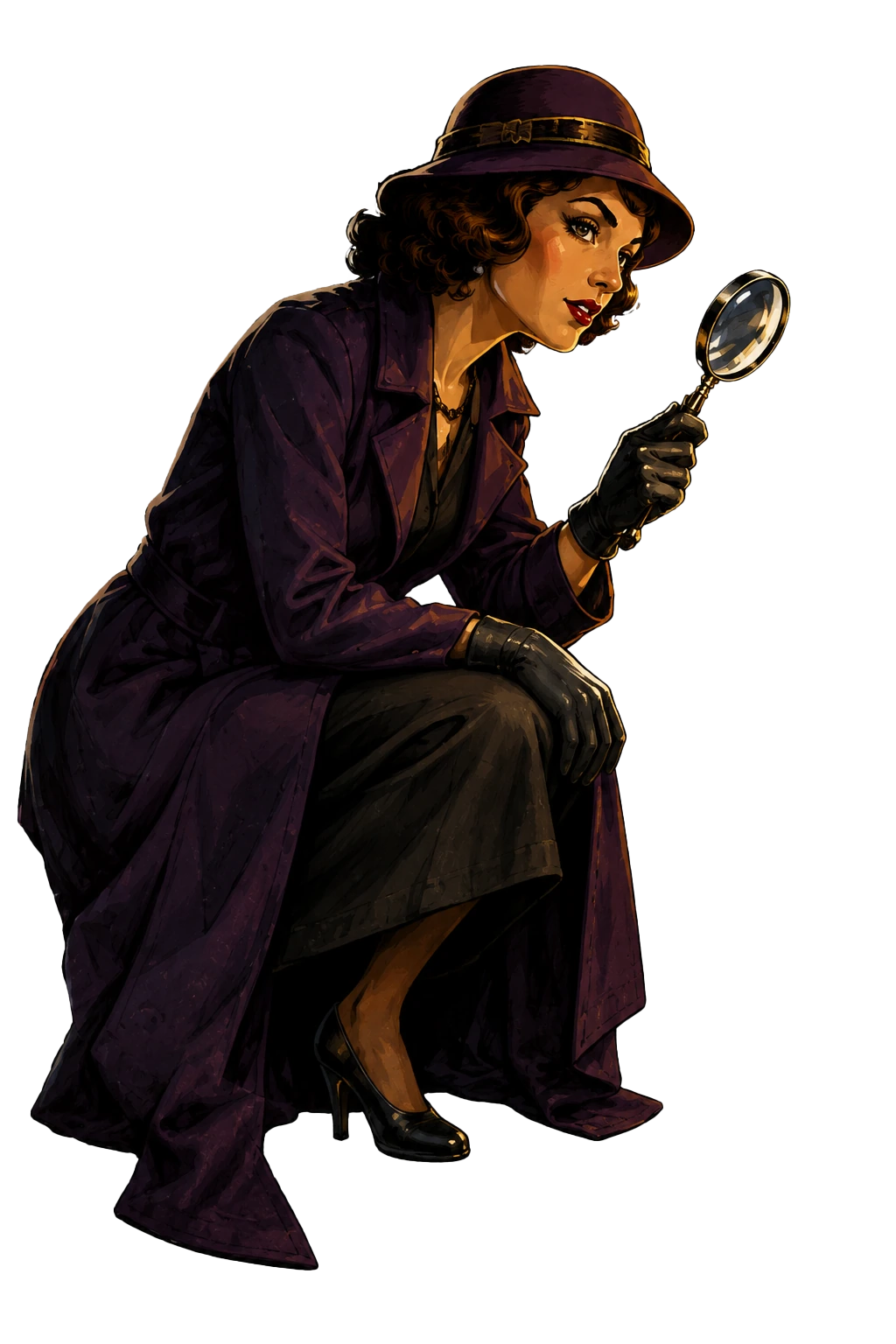 Lady detective neutral