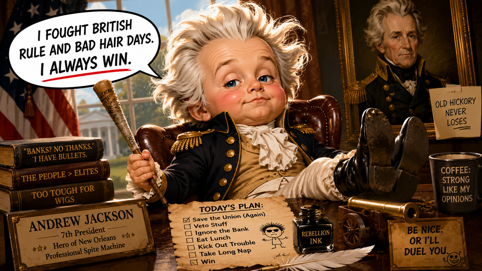 Andrew Jackson baby president