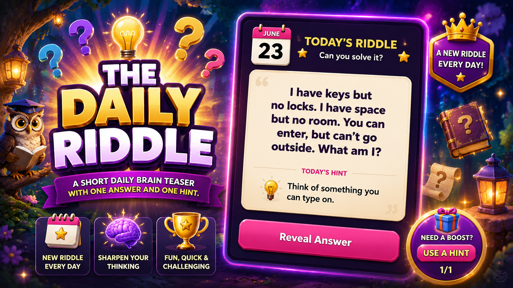 The Daily Riddle hero